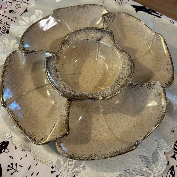 Vintage MCM California Original 5 Piece Chip & Dip Bowl #146 - Picture 2 of 8